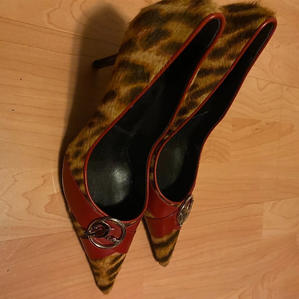 Dior Animal Print heels